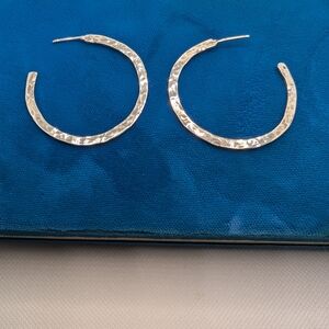 Silver Hoop Earrings